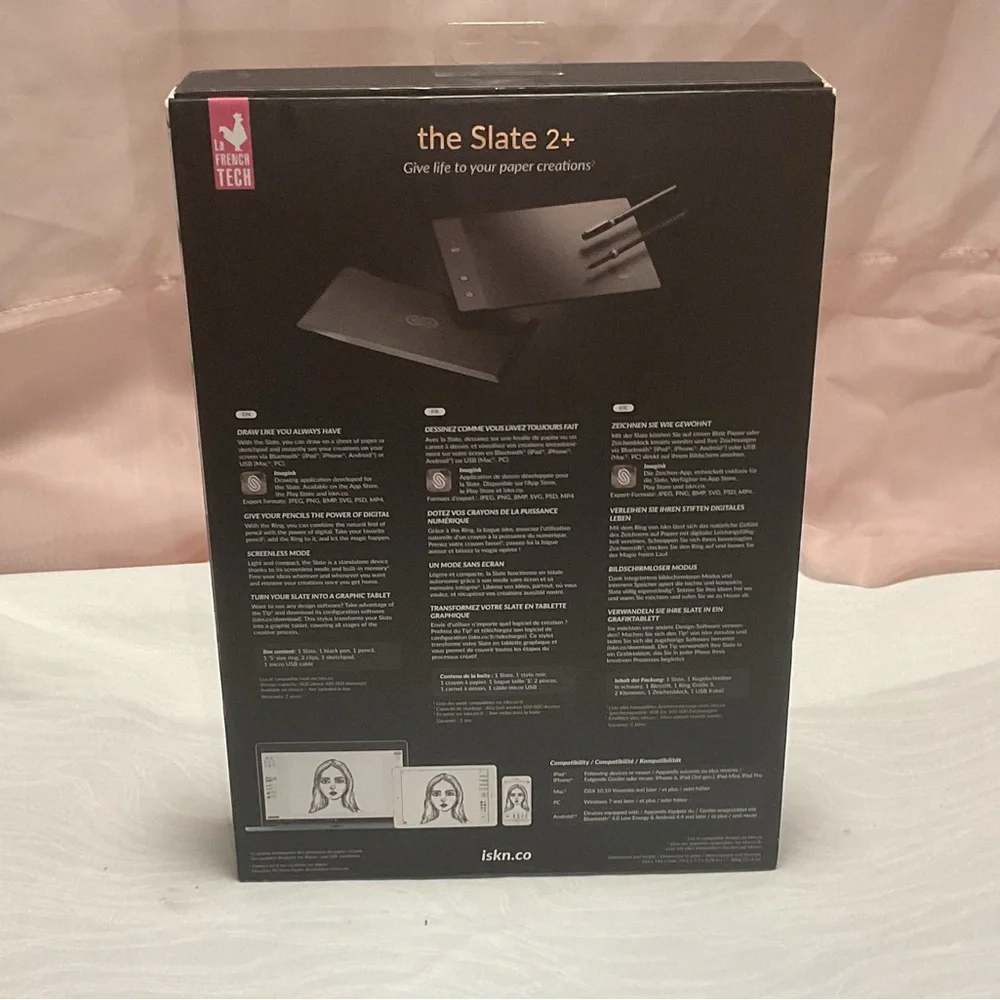 The Slate 2+ Black Drawing Tablet